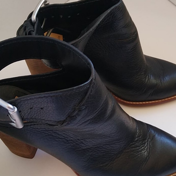 Dolce Vita Black Leather Mule Booties 8.5 - Picture 4 of 14